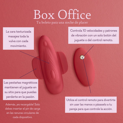 Box Office (Vibrador de panty con control remoto)