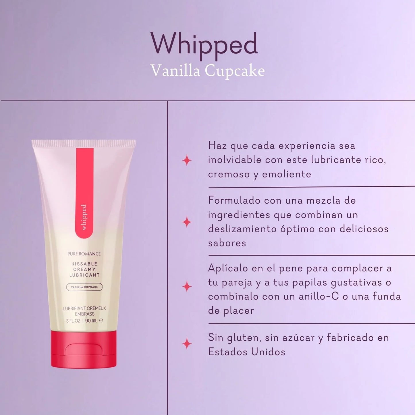 Whipped - Creamy Lubricant (Lubricante en crema)