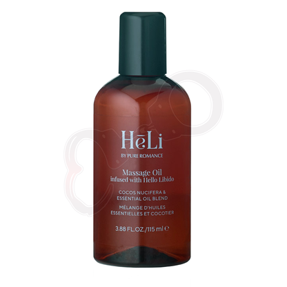 HēLi Essential Oil - Massage Oil Infused With Hello Libido (Aceite para masajes con Hello Libido)