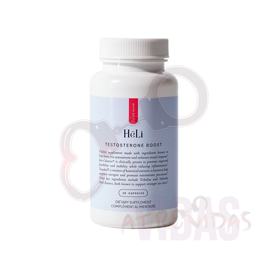 HēLi Dietary Supplement - Testosterone Boost (Suplemento para la testosterona)