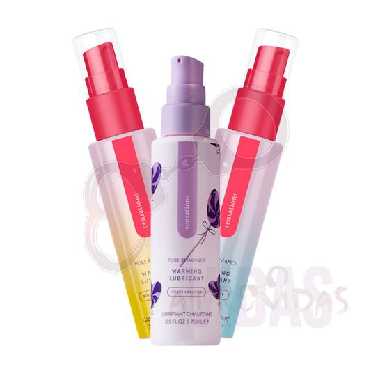 Sensations - Warming Lubricant - (Lubricante con efecto cálido) Selecciona tu sabor preferido